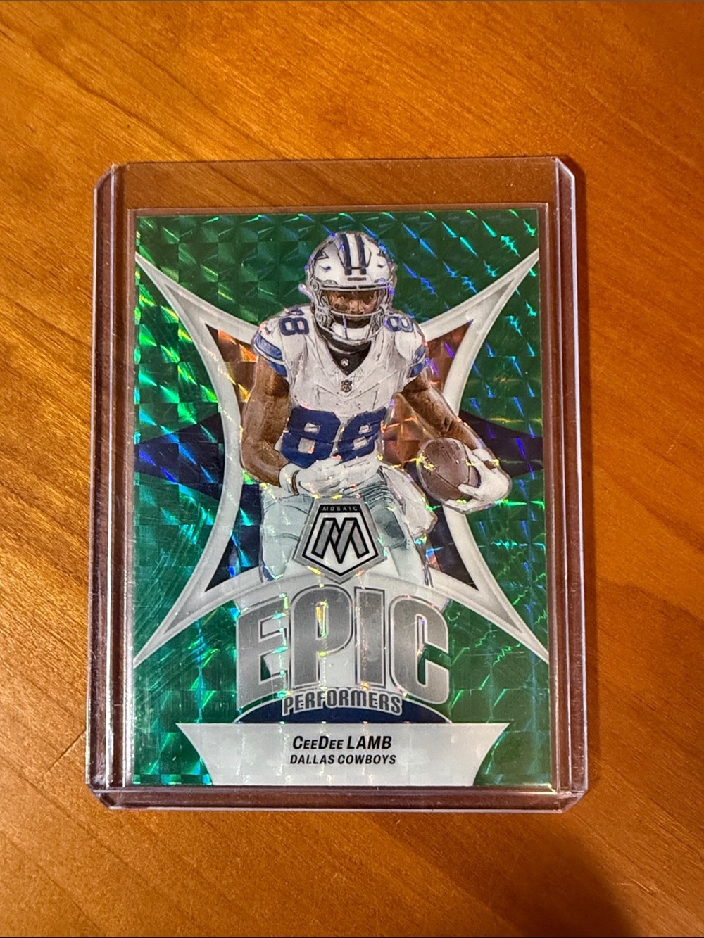 Epic Performers CeeDee Lamb Football Card - Green